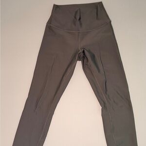 ALO Airlift High Waist Midi Legging in Shadow Grey